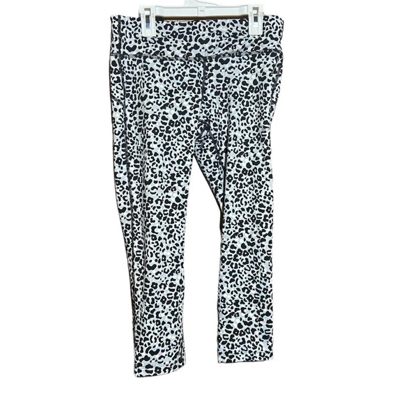 Nike Running Lotus Epic Run Leopard Print Drawstring cropped legging size MEDIUM - Picture 2 of 6